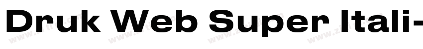 Druk Web Super Itali字体转换